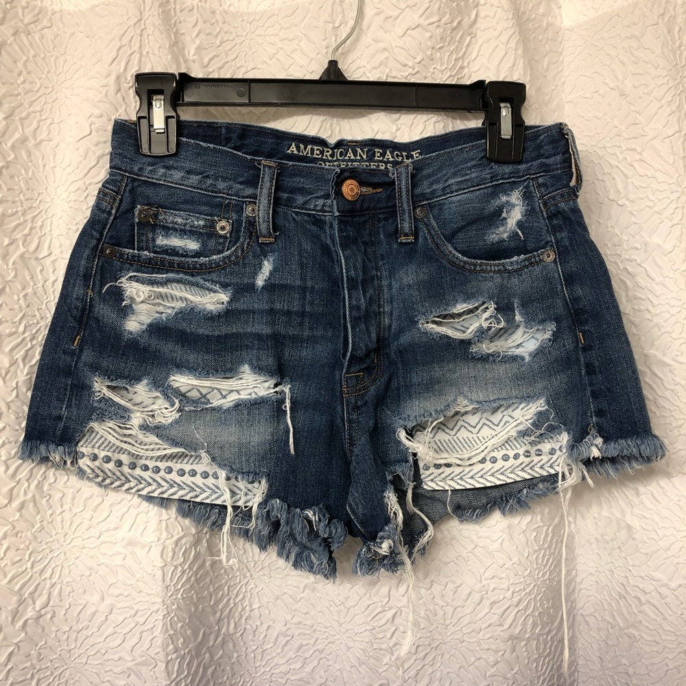 AE vintage hi-rise festival shorts
